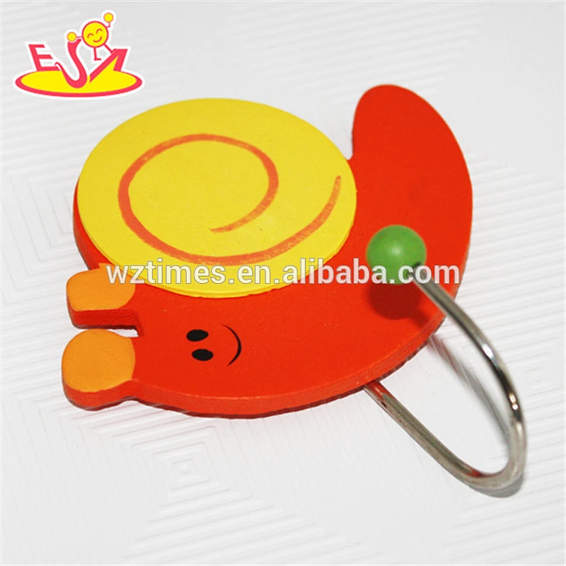 wholesale customized high quality wooden baby clothes hangers for sale W09B035