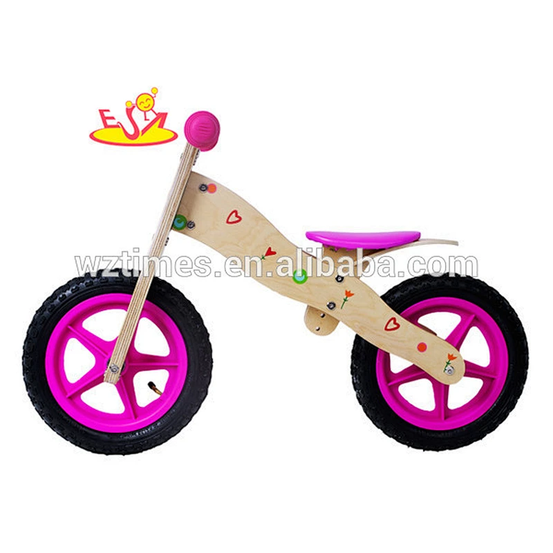 Wholesale most popular wooden indoor balance bike for kids quickly learn to ride W16C093