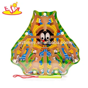 wholesale high quality children wooden magnetic color maze for sale W11H029
