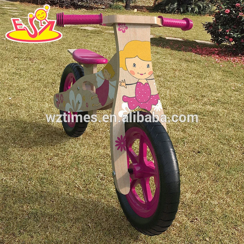 2018 Wholesale high quality children balance wooden no pedal bike W16C174