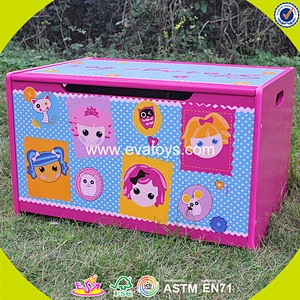 hottest kids wooden storage box new fashion children wooden storage box W08C135