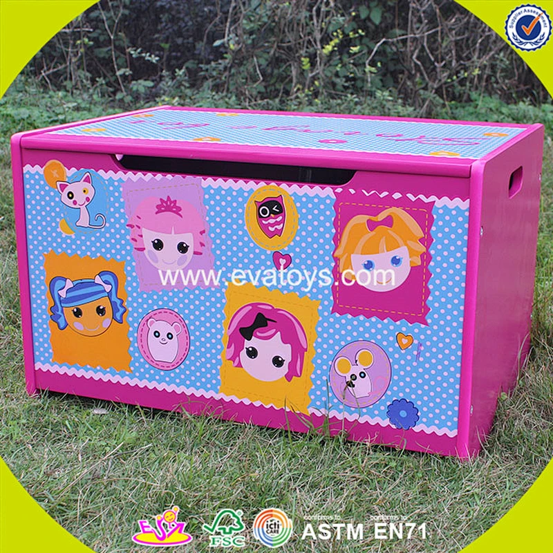 hottest kids wooden storage box new fashion children wooden storage box W08C135