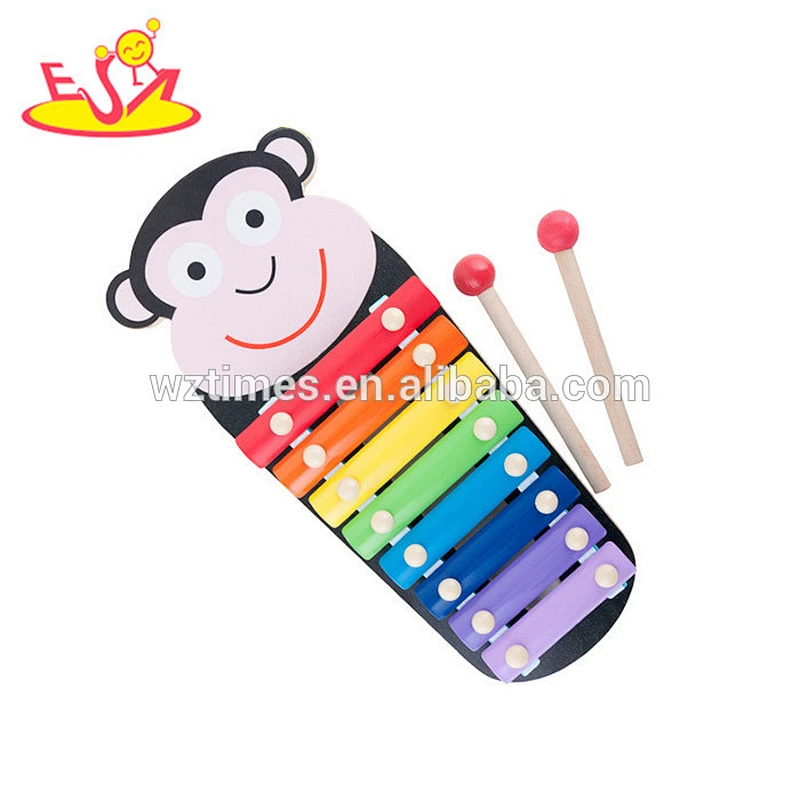 2018 wholesale wooden monkey xylophone toy fashion wooden monkey xylophone toy wooden monkey xylophone toy W07C052