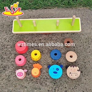 Hölzernes Balancierspielwaren des besten Entwurfs des Babys groß W11F001