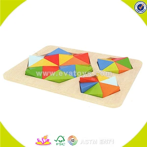 wholesale fashion kids wooden geometric toy cheap children wooden geometric toy W13E046
