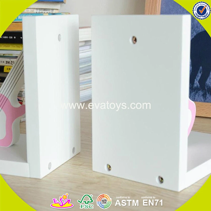 wholesale fashion children wooden unique bookends popular baby wooden unique bookends W08D062A