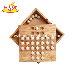 Wholesale early education toy wooden chess board game benefits to baby's IQ W11A090