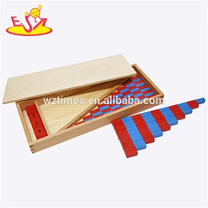 2018 New design toddlers preschool wooden montessori teaching materials W12F006
