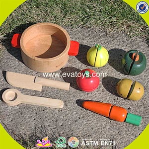 wholesale kids wooden vegetables toys simulation baby wooden vegetables toy W10B146