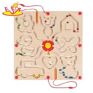 Most popular educational wooden gravity maze games for kids W11H063