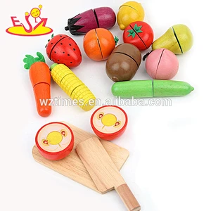 Hölzernes Fruchtspielzeugrollenspiel des diy DIY hölzerne Fruchtspielzeug W10B139