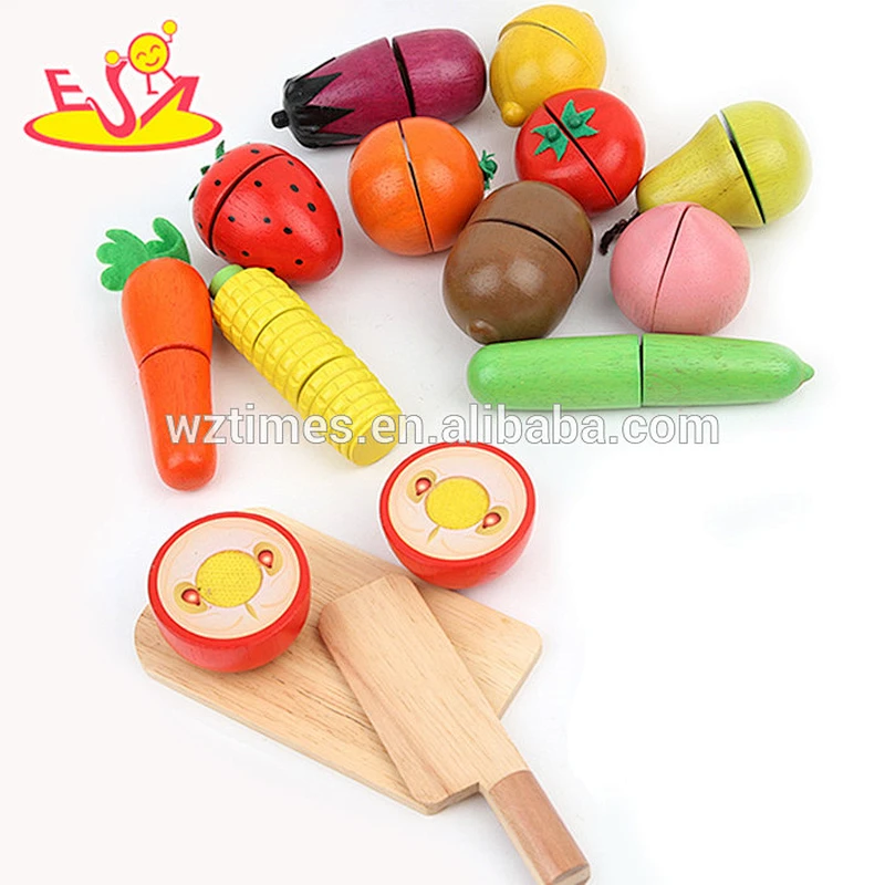 wholesale diy baby wooden fruit toy role play kids wooden fruit toy W10B139