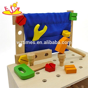 أفضل تصميم متعدد الوظائف خشبية للأطفال أداة مقاعد البدلاء بالجملة W03D033