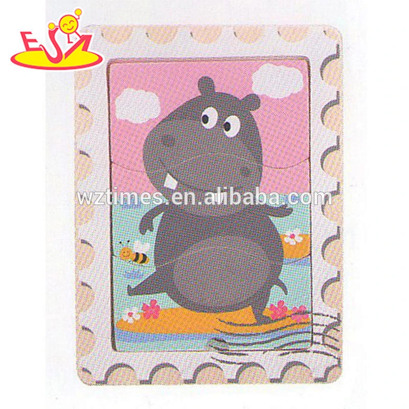 wholesale funny kids wooden cow puzzle toy popular children wooden cow puzzle toy W14C201
