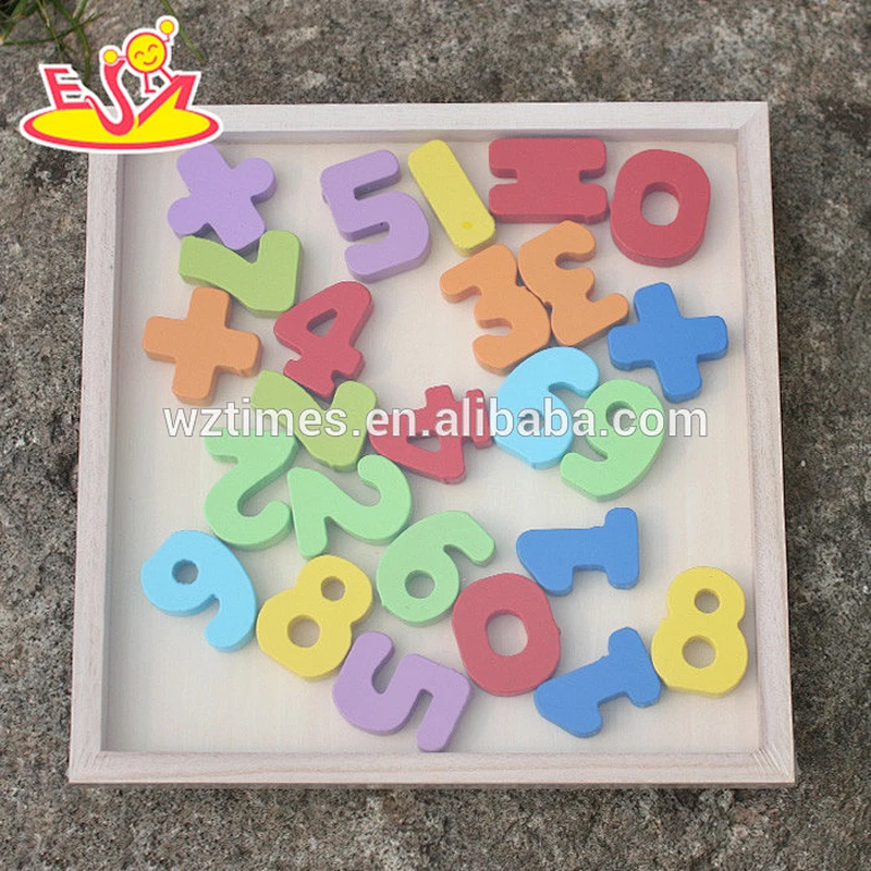 2018 new design numbers wooden math games for kids W14B073