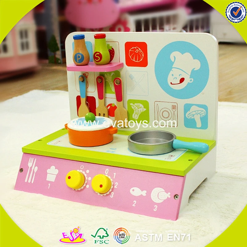 2018 New design wooden table kitchen toy mini wooden table kitchen toy children wooden table kitchen toy W10C185