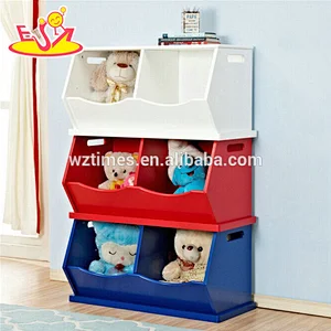 Wholesale high quality wooden toy storage box for children as sale W08C236