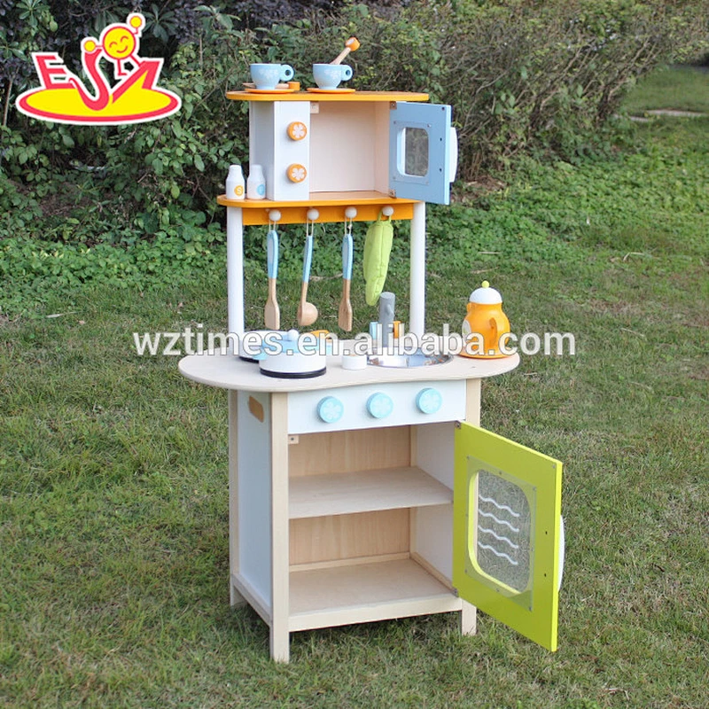 Wholesale most popular children wooden indoor kitchen toy for sale W10C246