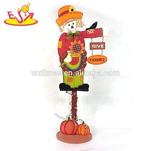 wholesale children cartoon wooden Christmas decorations for desk W09D029