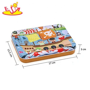 2019 Mosaic design kids wooden jigsaw puzzle games for wholesale W14N007