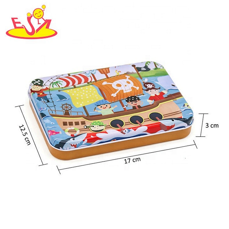2019 Mosaic design kids wooden jigsaw puzzle games for wholesale W14N007