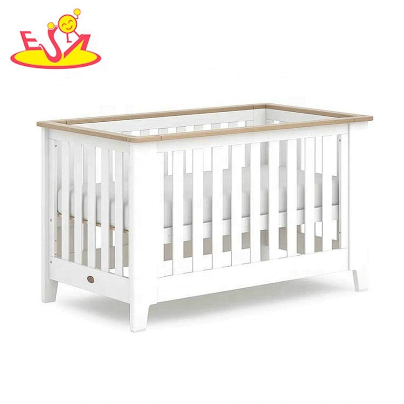 high quality pink wooden baby girl crib sets for newborn W08E035
