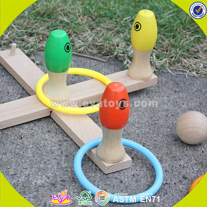 wholesale wooden ring fish toy , hot-selling wooden ring fish toy ,new design wooden magnetic fish toy W01A073