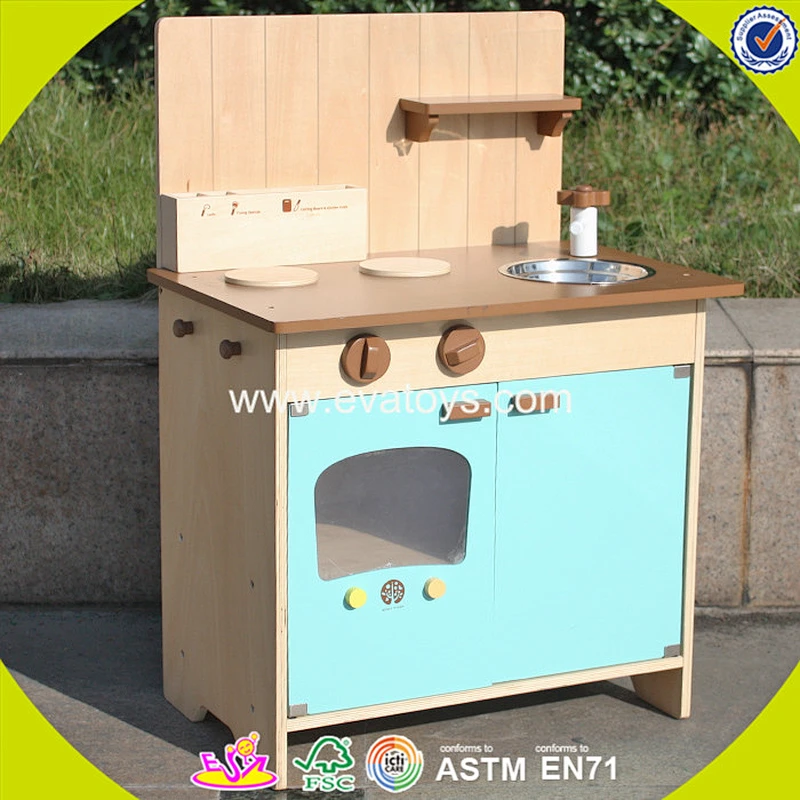 wholesale kids educational wooden mini play kitchen for pretend play W10C176