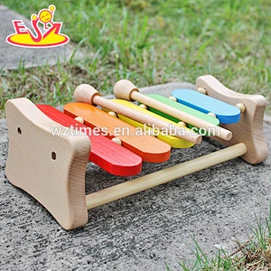 2018 New design baby wooden xylophone toy funny kids wooden xylophone toy best sale children wooden xylophone toy W07C048