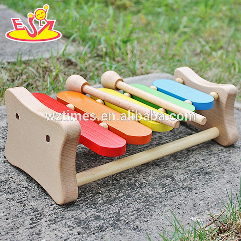2018 New design baby wooden xylophone toy funny kids wooden xylophone toy best sale children wooden xylophone toy W07C048