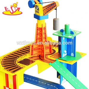 wholesale high quality children wooden electric train rails for sale W04C053