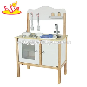 wholesale mini wooden toddler kitchen set for pretend play W10C184