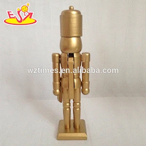 wholesale most popular wooden figurine nutcracker new fashioned wooden figurine nutcracker W02A073A