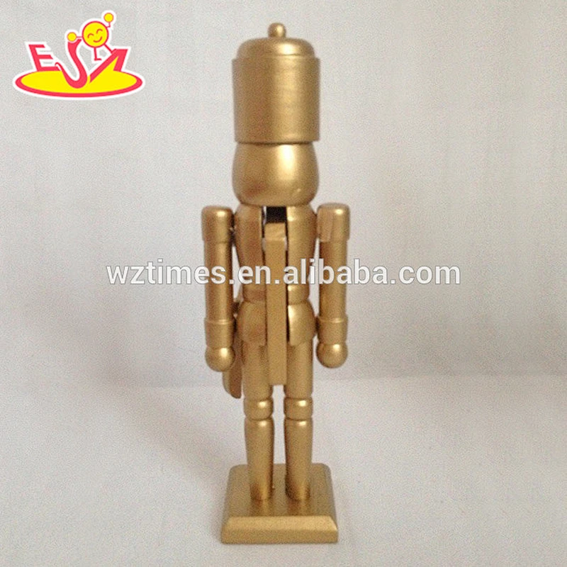 wholesale most popular wooden figurine nutcracker new fashioned wooden figurine nutcracker W02A073A