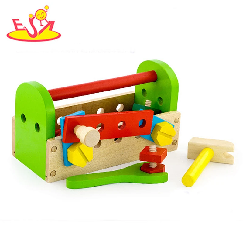 Wholesale new kids wooden diy tools toy for early learning W03D032