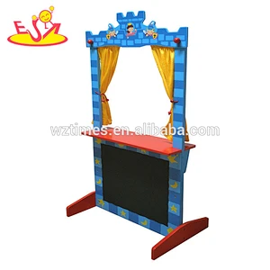 wholesale funny wooden puppet theater for kids best wooden puppet theater for kids W10D138