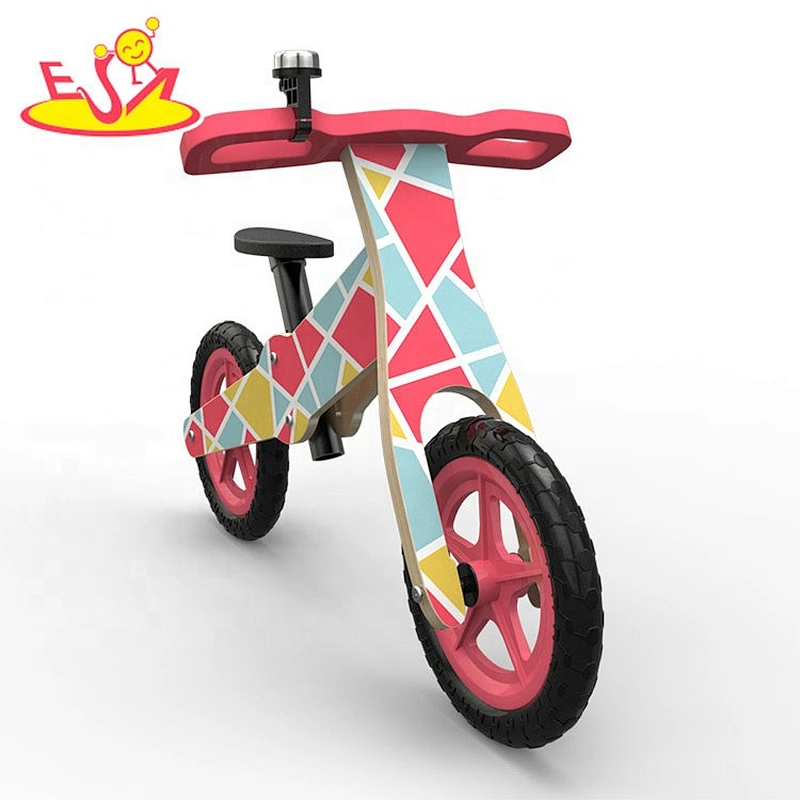 high quality girls wooden push bicycle with customize W16C272