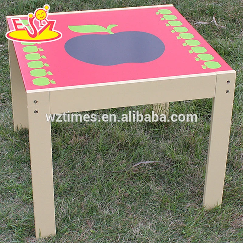 wholesale cheap kids wooden table and chair newly fashion children wooden table and chair W08G091