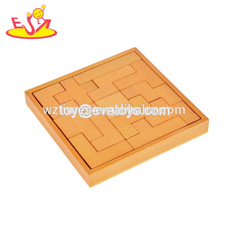 Bestes attraktives buntes Holzspielzeugpuzzle für Kinder W14A173