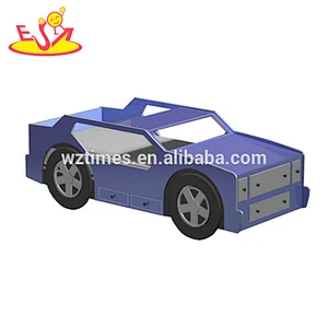 Wholesale high quality wooden car bed household durable car bed for kids W08A086