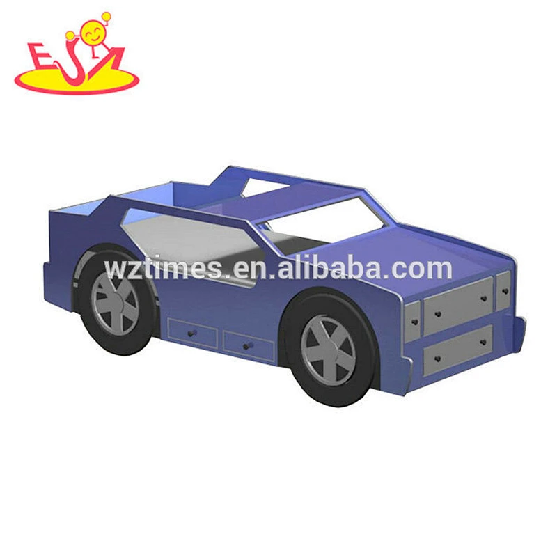 Wholesale high quality wooden car bed household durable car bed for kids W08A086