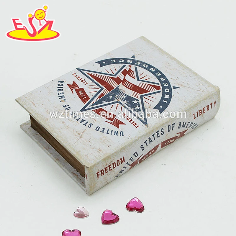 Wholesale cool style small wooden storage box high quality small wooden box W18A016