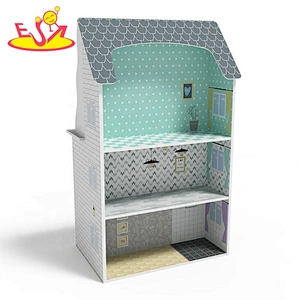 New fashion combination 2 in 1 wooden dollhouse kitchen set for children W06A371B