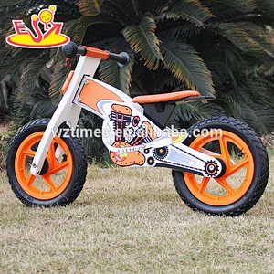 Wholesale high quality children popular wooden balance bike for sale W16C157