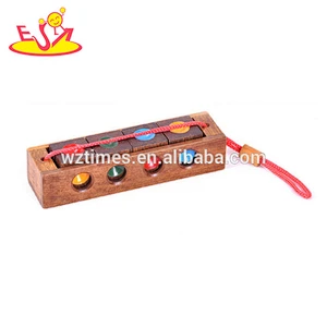 Wholesale new fashion game wooden craft unlocked toy for children W11C028