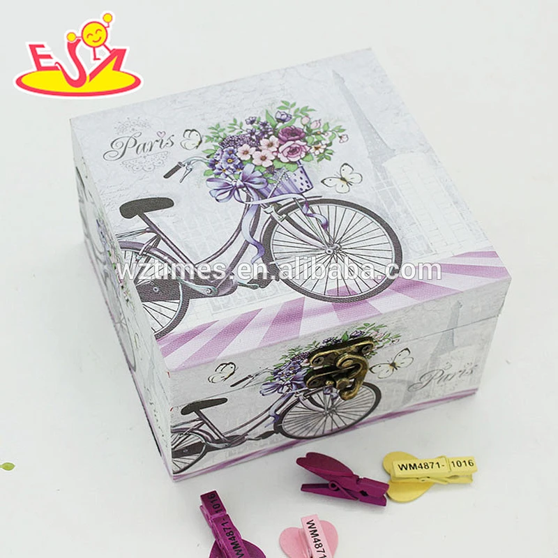 2018 Wholesale beautiful wooden gift boxes for storage W18A026