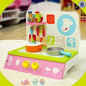 2018 New design wooden table kitchen toy mini wooden table kitchen toy children wooden table kitchen toy W10C185