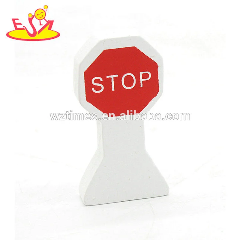 2018 Wholesale Wooden yellow Toy Track Accessories Toys for Kids W04C129
