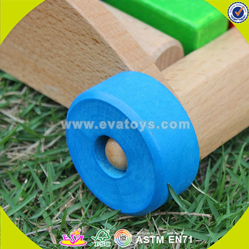 2018 Amazon top seller hottest mini building blocks wooden kids learning toys for sale W13C019