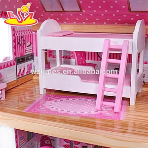 Puppenhaus-Miniaturspielzeug der schönen Kinder hölzernes Puppenhausminiatur W06A228
